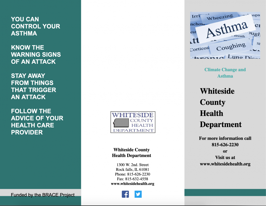 Whiteside County Health Department Asthma Information (Page 1)